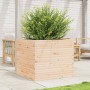 Jardinera de madera maciza de pino 80x80x68,5 cm de vidaXL, Maceteros y jardineras - Ref: Foro24-3282479, Precio: 215,84 €, D...