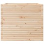 Jardinera de madera maciza de pino 80x80x68,5 cm de vidaXL, Maceteros y jardineras - Ref: Foro24-3282479, Precio: 215,84 €, D...