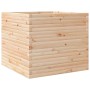 Jardinera de madera maciza de pino 80x80x68,5 cm de vidaXL, Maceteros y jardineras - Ref: Foro24-3282479, Precio: 215,84 €, D...