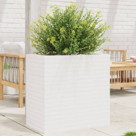 Solid white pine wood planter 70x40x68.5 cm by vidaXL, Pots and planters - Ref: Foro24-3282485, Price: 181,99 €, Discount: %