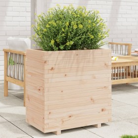 Jardinera madera maciza de pino 70x40x72,5 cm de vidaXL, Maceteros y jardineras - Ref: Foro24-3282589, Precio: 165,99 €, Desc...