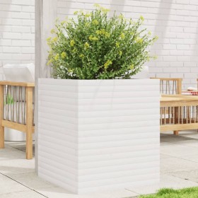 Solid white pine wood planter 60x60x68.5 cm by vidaXL, Pots and planters - Ref: Foro24-3282470, Price: 196,99 €, Discount: %