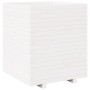 Solid white pine wood planter 60x60x72.5 cm by vidaXL, Pots and planters - Ref: Foro24-3282580, Price: 216,99 €, Discount: %