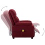 Sillón de masaje de tela rojo tinto de vidaXL, Sillones de masaje eléctricos - Ref: Foro24-289675, Precio: 161,05 €, Descuent...