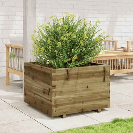 Jardinera madera de pino impregnada 70x70x49,5 cm de vidaXL, Maceteros y jardineras - Ref: Foro24-3282528, Precio: 166,42 €, ...