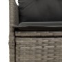 Gartenstühle und Tisch mit Kissen 3 Stück graues PE-Rattan von vidaXL, Gartensets - Ref: Foro24-3276735, Preis: 338,95 €, Rab...