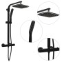 Dual shower set with mixer and black hose by vidaXL, shower heads - Ref: Foro24-146493, Price: 254,97 €, Discount: %