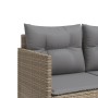 Gartensofa-Set mit Kissen, 5-teilig, beiges synthetisches Rattan von vidaXL, Gartensets - Ref: Foro24-3261524, Preis: 388,37 ...