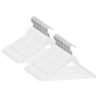 Juego de perchas ropa 50 uds antideslizantes madera dura blanco de vidaXL, Perchas - Ref: Foro24-289915, Precio: 71,11 €, Des...