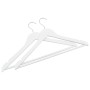 Juego de perchas ropa 50 uds antideslizantes madera dura blanco de vidaXL, Perchas - Ref: Foro24-289915, Precio: 71,11 €, Des...