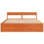 Estructura de cama cajones madera pino marrón cera 180x200 cm de vidaXL, Camas y somieres - Ref: Foro24-3282341, Precio: 323,...