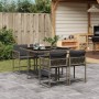 5-piece garden dining set with gray synthetic rattan cushions by vidaXL, Garden sets - Ref: Foro24-3211436, Price: 274,27 €, ...