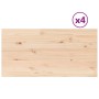 Rectangular table top, set of 4, made of pine wood, 100x50x2.5 cm by vidaXL, Table tops - Ref: Foro24-847436, Price: 136,99 €...