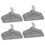 Set of 100 gray velvet non-slip clothes hangers by vidaXL, Hangers - Ref: Foro24-289919, Price: 58,99 €, Discount: %