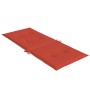 Cojines silla respaldo alto 4 uds tela rojo melange 120x50x4 cm de vidaXL, Cojines para sillas y sofás - Ref: Foro24-4002431,...