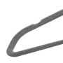 Set of 100 gray velvet non-slip clothes hangers by vidaXL, Hangers - Ref: Foro24-289919, Price: 58,99 €, Discount: %