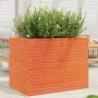 Solid pine wood planter in brown wax 90x60x68.5 cm by vidaXL, Pots and planters - Ref: Foro24-3282501, Price: 247,13 €, Disco...