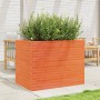 Solid pine wood planter in brown wax 90x60x68.5 cm by vidaXL, Pots and planters - Ref: Foro24-3282501, Price: 247,13 €, Disco...