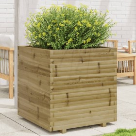 Jardinera madera de pino impregnada 70x70x72,5 cm de vidaXL, Maceteros y jardineras - Ref: Foro24-3282588, Precio: 236,99 €, ...