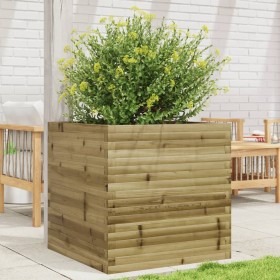 Impregnated pine wood planter 70x70x68.5 cm by vidaXL, Pots and planters - Ref: Foro24-3282478, Price: 204,55 €, Discount: %