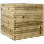 Jardinera de madera de pino impregnada 70x70x68,5 cm de vidaXL, Maceteros y jardineras - Ref: Foro24-3282478, Precio: 204,55 ...