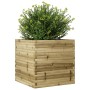 Jardinera de madera de pino impregnada 70x70x68,5 cm de vidaXL, Maceteros y jardineras - Ref: Foro24-3282478, Precio: 204,55 ...