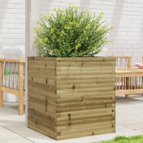 Pine wood planter box impregnated 60x60x68.5 cm by vidaXL, Pots and planters - Ref: Foro24-3282473, Price: 183,99 €, Discount: %