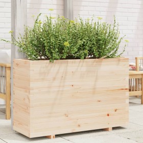 Jardinera madera maciza de pino 110x40x72 cm de vidaXL, Maceteros y jardineras - Ref: Foro24-3282639, Precio: 224,99 €, Descu...