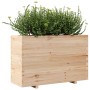 Jardinera madera maciza de pino 110x40x72 cm de vidaXL, Maceteros y jardineras - Ref: Foro24-3282639, Precio: 224,99 €, Descu...