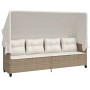 Set Gartensofas mit Kissen 5 Stück synthetisches Rattan beige von vidaXL, Gartensets - Ref: Foro24-3261531, Preis: 428,88 €, ...