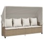 Set Gartensofas mit Kissen 5 Stück synthetisches Rattan beige von vidaXL, Gartensets - Ref: Foro24-3261567, Preis: 395,99 €, ...