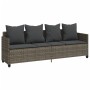 Set Gartensofas mit Kissen 5 Stück synthetisches Rattangrau von vidaXL, Gartensets - Ref: Foro24-3261559, Preis: 357,99 €, Ra...