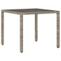 Set comedor de jardín 5 piezas con cojines ratán sintético gris de vidaXL, Conjuntos de jardín - Ref: Foro24-3276736, Precio:...