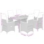 Garden dining set 7 pieces and gray synthetic rattan cushions by vidaXL, Garden sets - Ref: Foro24-3276847, Price: 820,73 €, ...