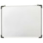 Magnetic dry erase board white steel 70x50 cm by vidaXL, White boards - Ref: Foro24-146632, Price: 35,62 €, Discount: %