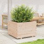 Jardinera de madera maciza de pino 70x70x49,5 cm de vidaXL, Maceteros y jardineras - Ref: Foro24-3282524, Precio: 150,05 €, D...