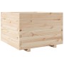 Jardinera de madera maciza de pino 70x70x49,5 cm de vidaXL, Maceteros y jardineras - Ref: Foro24-3282524, Precio: 150,05 €, D...