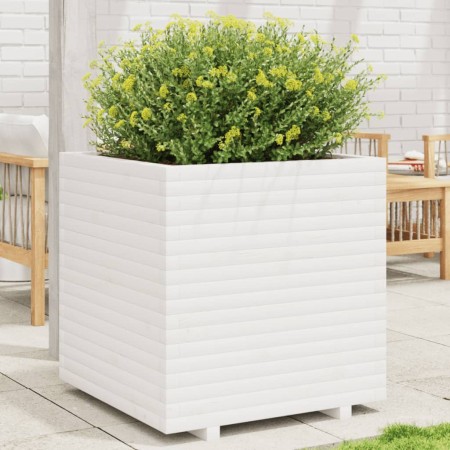 Solid white pine wood planter 70x70x72.5 cm by vidaXL, Pots and planters - Ref: Foro24-3282585, Price: 252,88 €, Discount: %