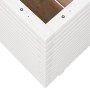 Solid white pine wood planter 70x70x72.5 cm by vidaXL, Pots and planters - Ref: Foro24-3282585, Price: 252,88 €, Discount: %