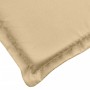 Kissen für Hochlehner, 4 Stück, Beige-Melange-Stoff, 120 x 50 x 4 cm von vidaXL, Kissen für Stühle und Sofas - Ref: Foro24-40...