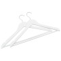 Set of 100 hard white wooden non-slip clothes hangers. by vidaXL, Hangers - Ref: Foro24-289916, Price: 117,78 €, Discount: %