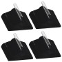 Juego de perchas ropa 100 uds antideslizantes terciopelo negro de vidaXL, Perchas - Ref: Foro24-289922, Precio: 65,73 €, Desc...