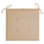 Sillas de comedor 2 uds madera maciza de teca con cojines beige de vidaXL, Sillas de jardín - Ref: Foro24-3062598, Precio: 19...