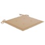 Sillas de comedor 2 uds madera maciza de teca con cojines beige de vidaXL, Sillas de jardín - Ref: Foro24-3062598, Precio: 19...