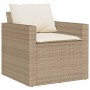 Garden sofa set with cushions 6 pieces beige synthetic rattan by vidaXL, Garden sets - Ref: Foro24-3213552, Price: 525,99 €, ...