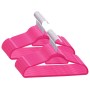 Set of 50 non-slip pink velvet clothes hangers by vidaXL, Hangers - Ref: Foro24-289924, Price: 32,99 €, Discount: %