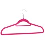 Set of 50 non-slip pink velvet clothes hangers by vidaXL, Hangers - Ref: Foro24-289924, Price: 32,99 €, Discount: %