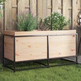 Solid pine wood planter 100x40x50 cm by vidaXL, Pots and planters - Ref: Foro24-847033, Price: 76,86 €, Discount: %