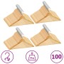 Juego de perchas para ropa 100 uds antideslizantes madera dura de vidaXL, Perchas - Ref: Foro24-289913, Precio: 107,41 €, Des...