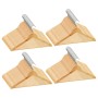 Juego de perchas para ropa 100 uds antideslizantes madera dura de vidaXL, Perchas - Ref: Foro24-289913, Precio: 107,41 €, Des...